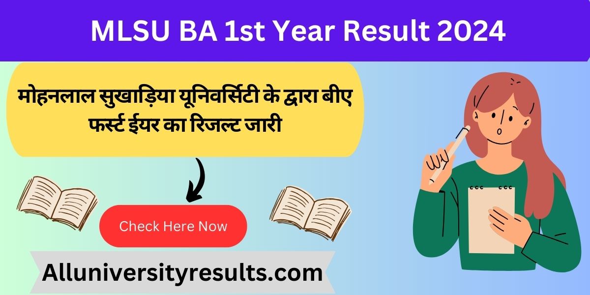 MLSU BA 1st Year Result 2024