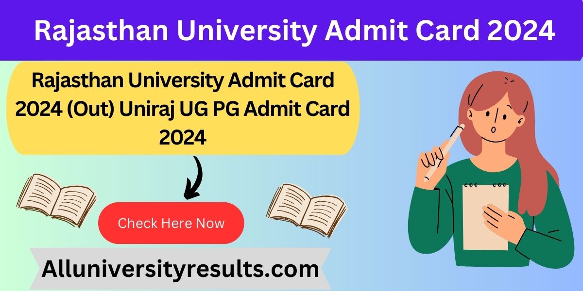 Rajasthan University Admit Card 2024