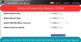 Kota University Result 2024