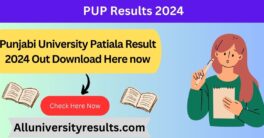 PUP Results 2024