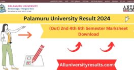 Palamuru University Result 2024: (Out) 2nd 4th 6th Semester Marksheet Download