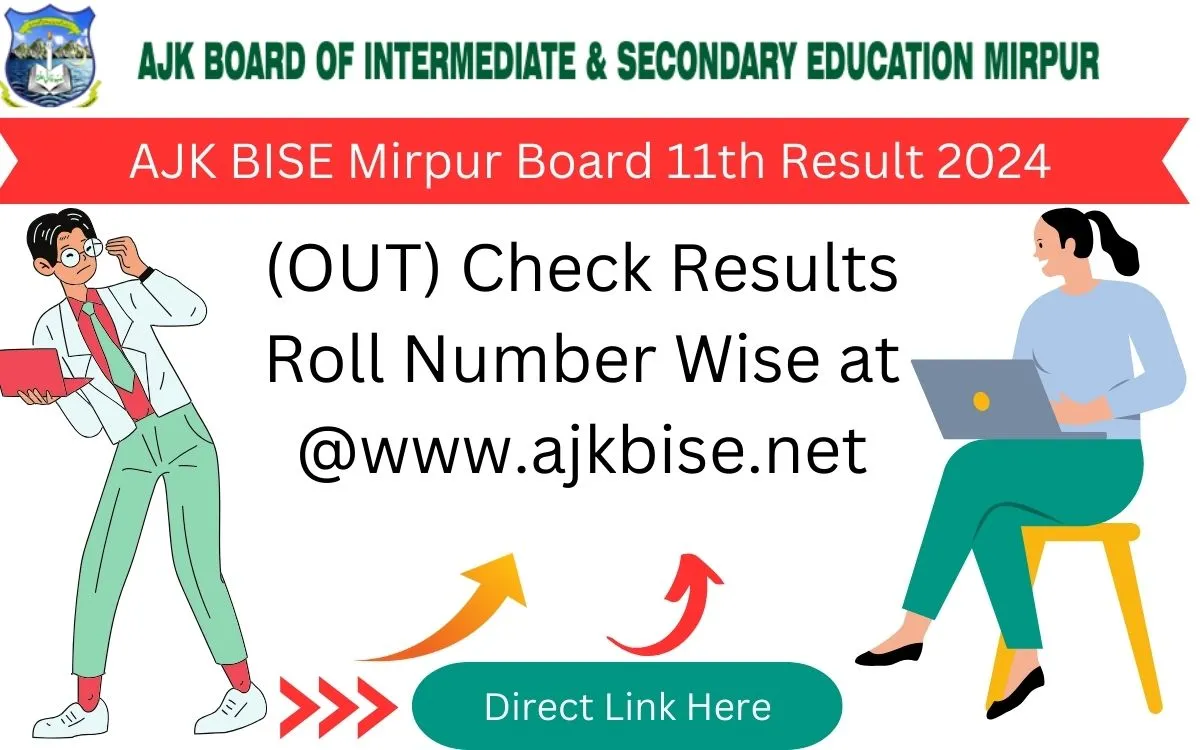 AJK BISE Mirpur Board 11th Result 2024